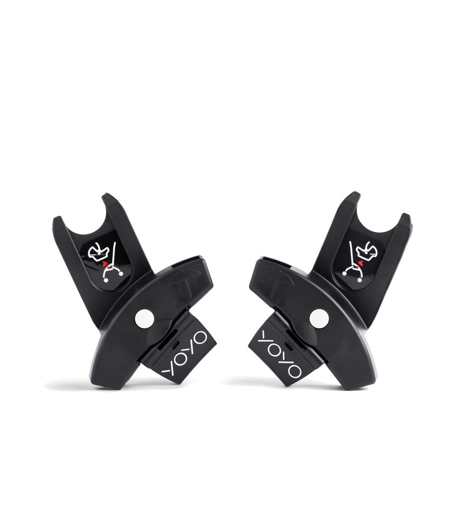 YOYO car seat adapters, Black, mainview
